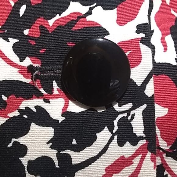 Covington Floral Cropped Jacket Medium - Picture 2 of 6